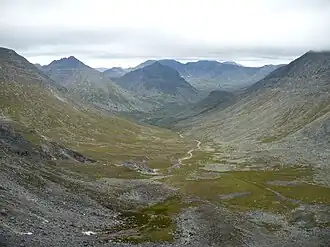 Вид с 1500 метров с горы Манарага