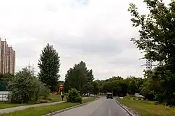 Батюнинский проезд, вид на север.