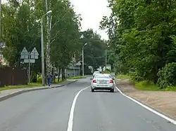 Вид от Тарховской улицы