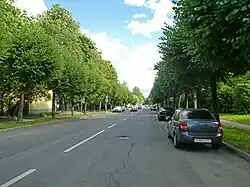 Вид в сторону Московского шоссе