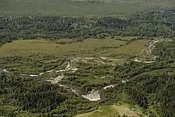 Нижнее течение Пыжи летом 2011 года