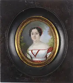 Пьер Шарль Сиор (приписывается). Портрет неизвестной женщины.