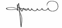 Изображение автографа