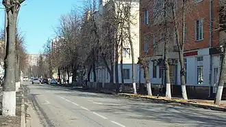 Рабочая улица в районе домов 16 и 14