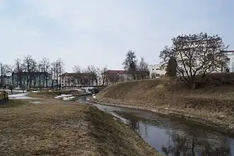 Современный вид места, на котором находился детинец