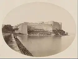 Вид северной части крепости, конец  XIX в.