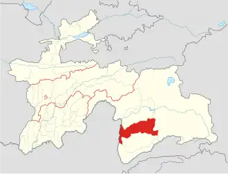 Шугнанский район на карте