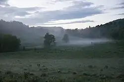 Каньон реки Ходзь на рассвете.