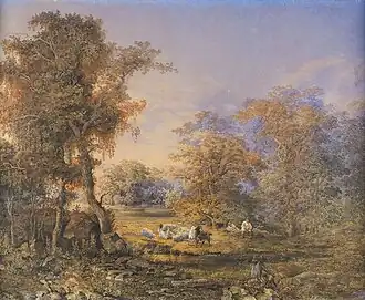 Пейзаж с пастухами (1857)