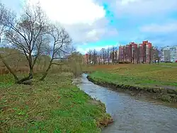 Река Дудергофка недалеко от пр. Ветеранов