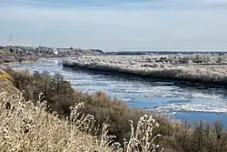 Вид реки Моломы у села Юрьево Котельничского района Кировской области