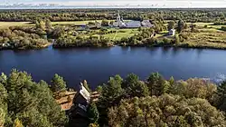 Река Оять вблизи Введено-Оятского монастыря