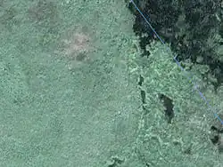 Устье Томицы. Вид из космоса