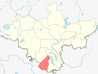 Ретюнское сельское поселение на карте