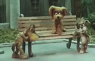 Кадр из мультфильма «Ромка, Фомка и Артос»