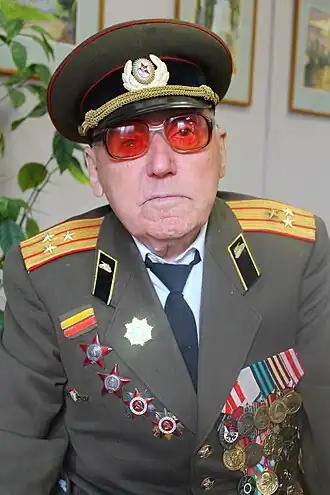 Валентин Росляков в возрасте 102 лет (2018 год)