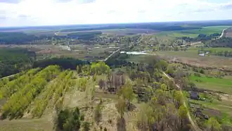 Рудня вид с поля на речку Вабич