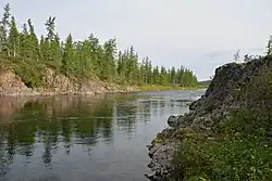 Верховье Кулюмбэ немного выше впадения правого притока Ханакита