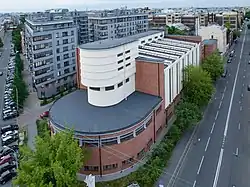 Пионерская улица и силовая станция фабрики «Красное знамя» (дом № 57/13)