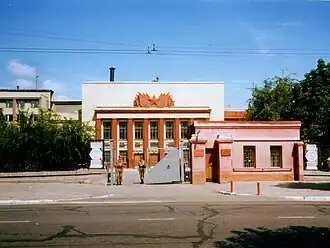 КПП военного института в 1999 году