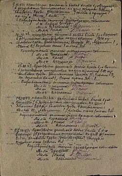 Сведения о боевой работе Д. И. Помукчинского (с. 2)