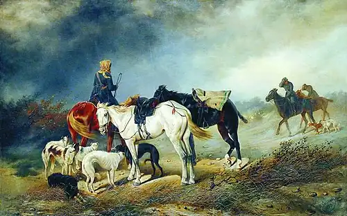 Охотники в степи (1873)