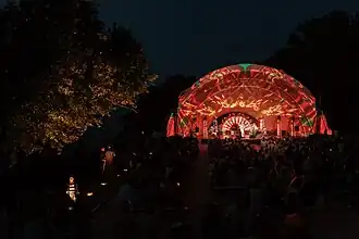 Световое оформление сцены «Ракушка», 2023