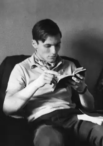 Святослав Чекин дома на Арбате, 1962 год