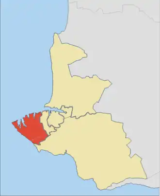 Гагаринский район на карте