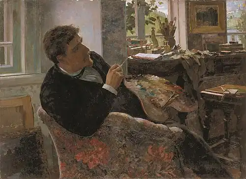 Портрет художника Ф. И. Данилова (1905)