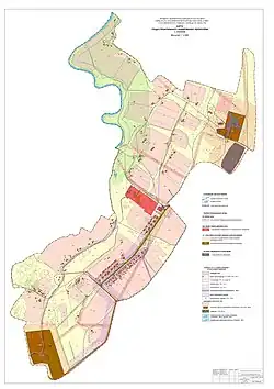 карта градостроительного зонирования с. Семенёк