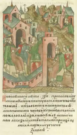 Семён Иванович Бельский приезжает на службу к Ивану III