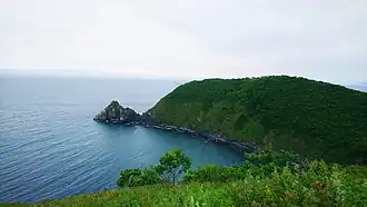 Вид на мыс Тунгус со стороны бухты Тунгус