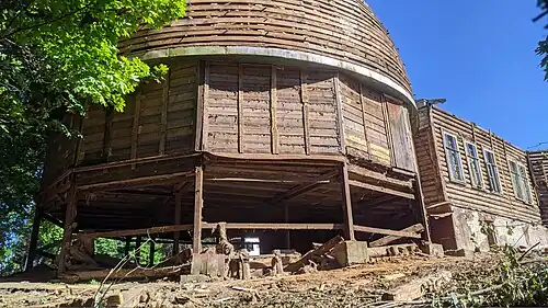 Стены купола без обшивки