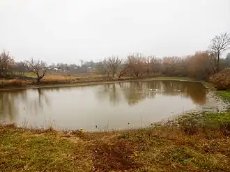 Панский пруд в центре села