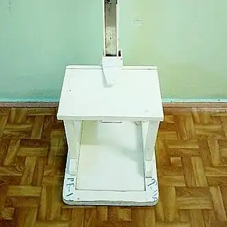 Советский ростомер в сложенном виде