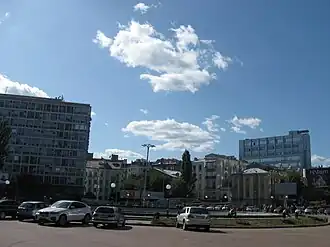 Спортивная площадь в Киеве (август 2009 года)