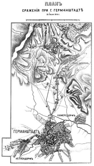 План сражения