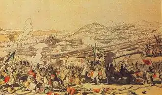 Сражение при Рымнике. Гравюра И. Марка