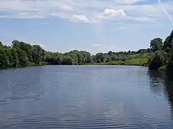 Пруд в селе Тылявка