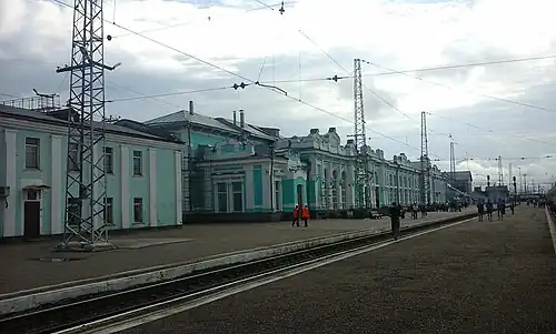 Вид с платформы