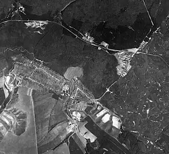 Спутниковая съёмка села Старая Ивановка. 1966 год