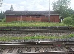 Финский пакгауз и багажная платформа.