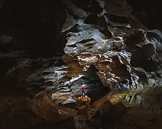 Столовый зал в пещере Киндерлинская. Автор Гульназ Сакулина