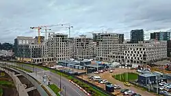 Строительство жилых кварталов