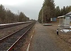 Вид в сторону ст. Петрогранит.