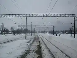 Вид с платформы на север