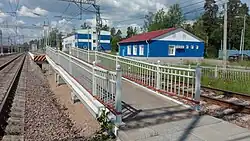 Вид со стороны ст. Каменногорск (новый парк).