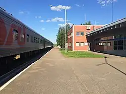 Вид в сторону ст. Костомукша-Товарная.