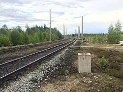 Вид в сторону ст. Ледмозеро и ст. Пертозеро.